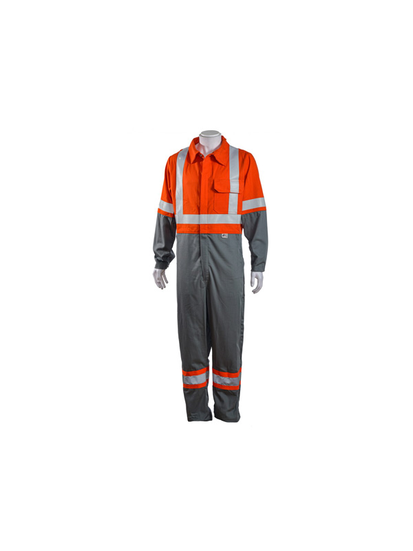 HIGH-VISIBILITY-ORANGE-GRAY-COVERALL